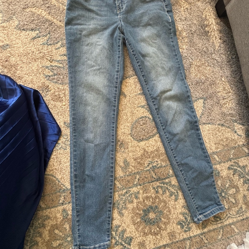 Wallflower Blue Skinny Jeans Vintage Style